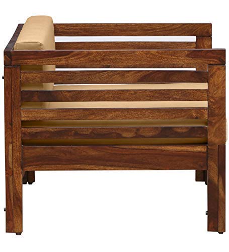 Solid Sheesham 1-Seater Sofa Armchair