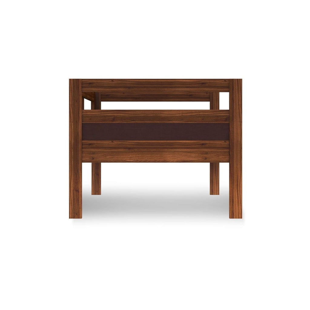 Solid Sheesham Wood Living Room Sofa - Natural Finish