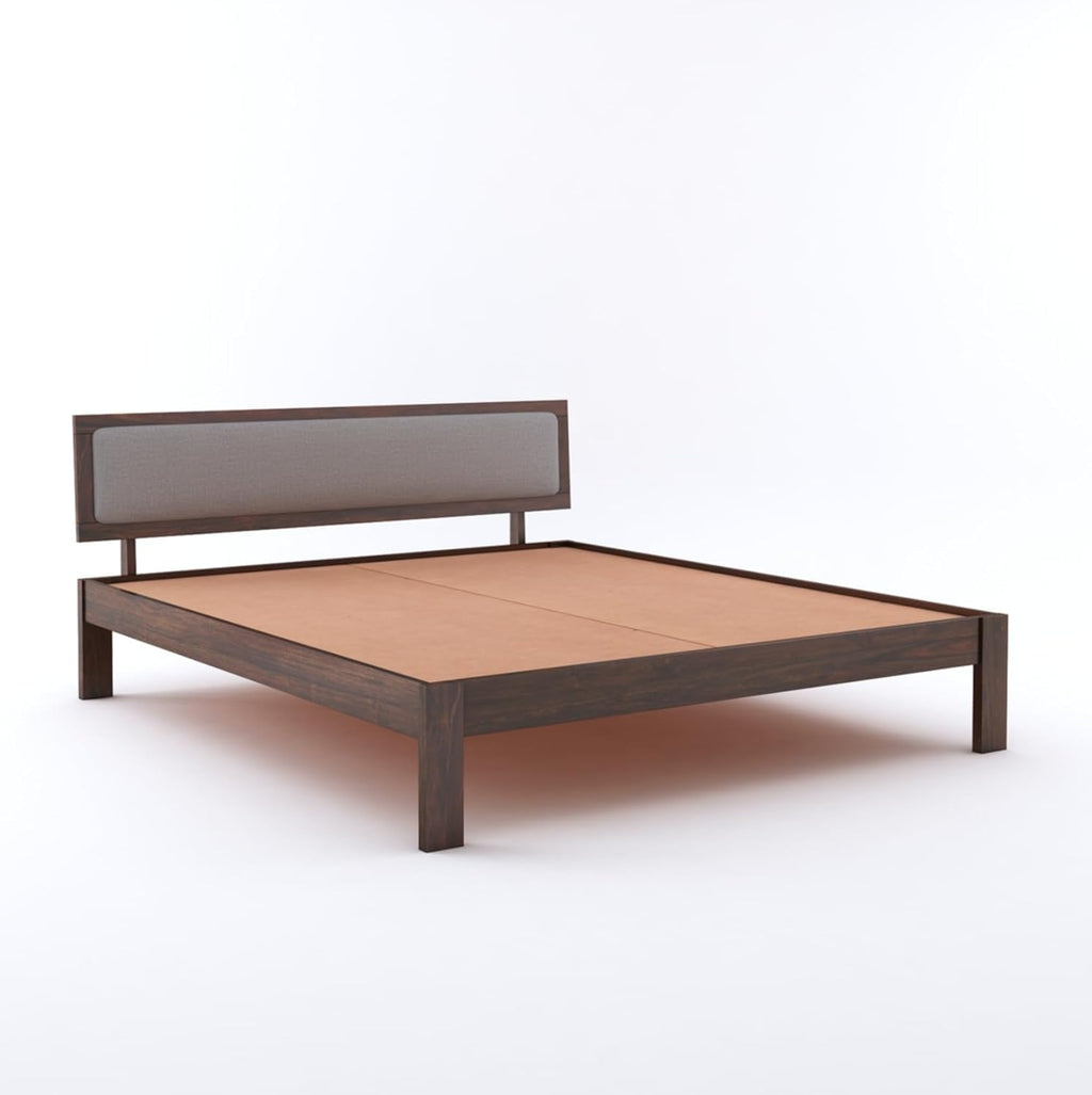 Solid Sheesham Wood Queen Bed  For Bedroom