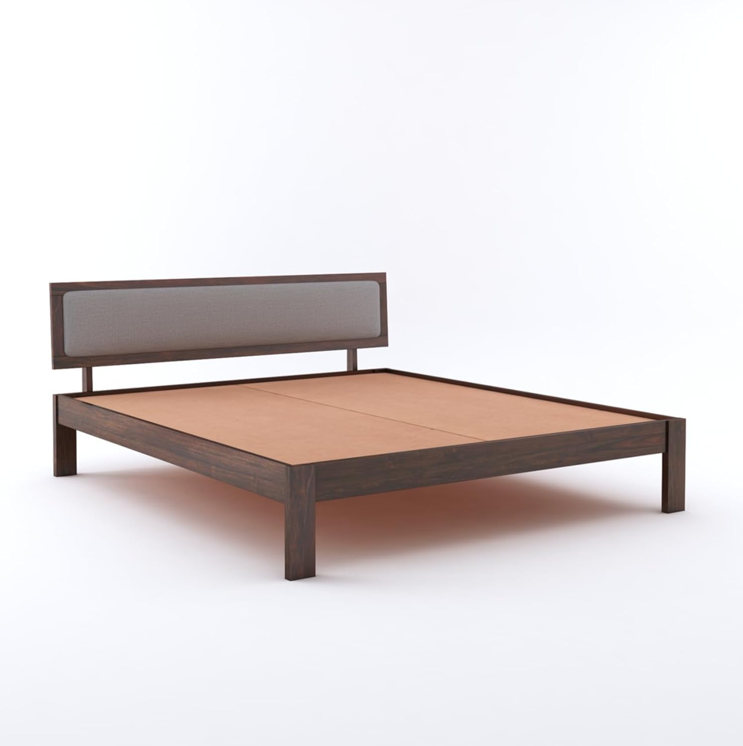 Solid Sheesham Wood Queen Bed  For Bedroom