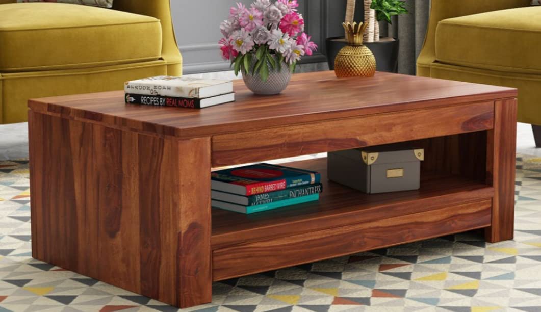 Modern Sheesham Wood Coffee Table For Livingroom